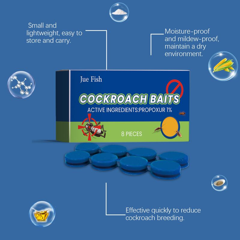 Jue-Fish Cockroach Bait, Cockroach Home Type Effective Cockroach Kill Kitchen Cockroach Paste Cockroach Kill Glue Bait_voghion.com