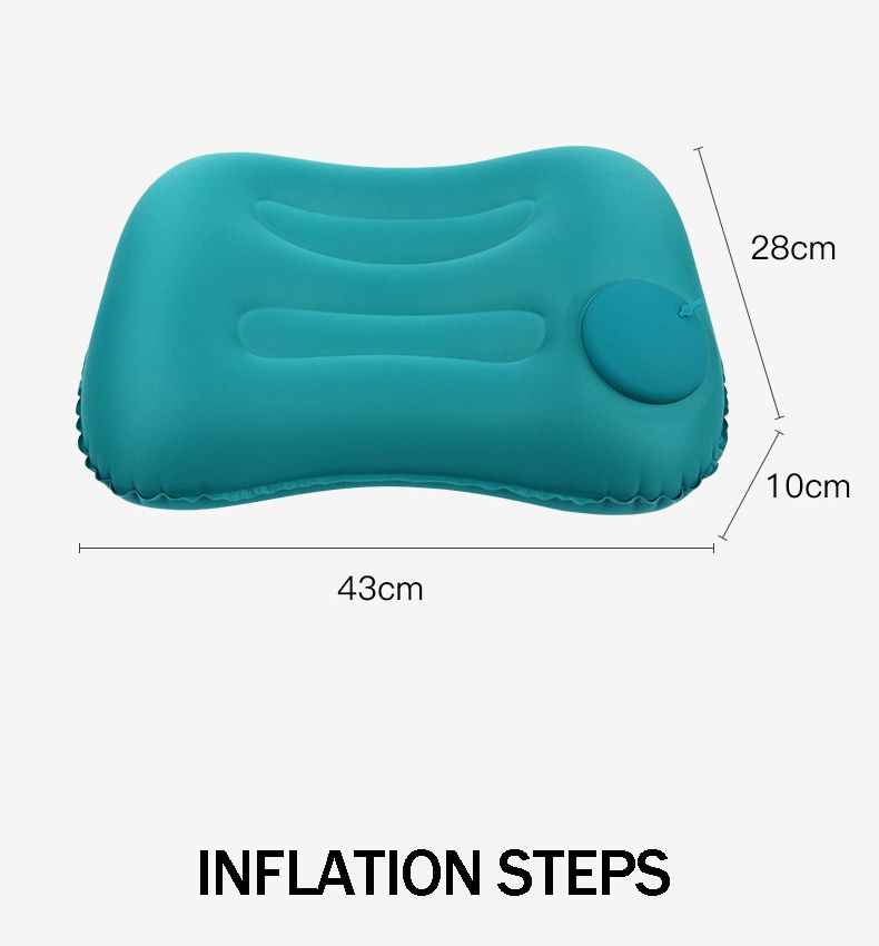 Camping Iatable Aircraft Car Folding Portable Travel Waist Pillow Neck Cushion Office Supplies_voghion.com