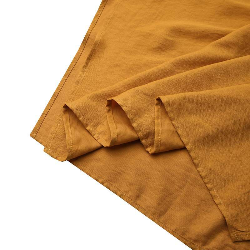 Vintage Ramadan Muslimische Damen Langes Top Kleid Abaya Split Midi Kleid Volle Ärmel Vestidos Weibliche Solide Taschen Robe Abayas_voghion.com