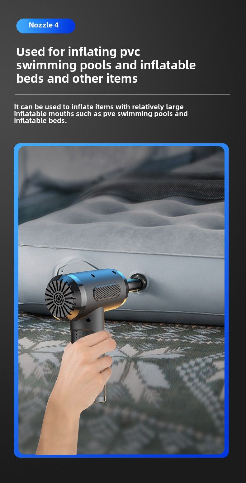 Yeni araba toz üfleyici üfleme ve emme entegre el tipi yüksek güç 50000 RPM ev tipi araba kablosuz elektrikli süpürge_voghion.com