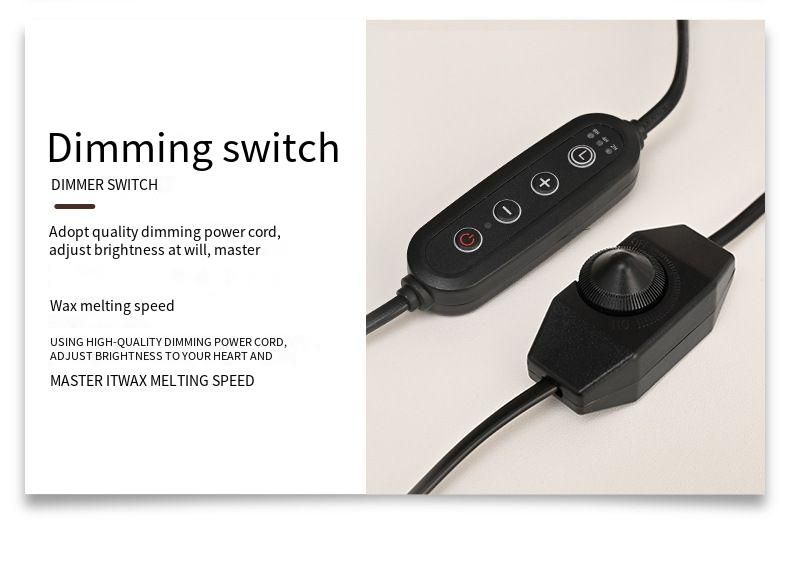 Maiglöckchen-Aromatherapie-Wachs zum Schmelzen im französischen Stil, für Schlafzimmer, Nachttisch, Heimdekoration, Atmosphäre, flammenloser Dufttisch_voghion.com