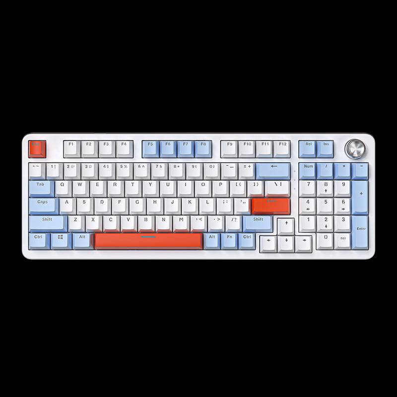 Mixed Light 90 % Dichtungsstruktur, Tastatur, Multimedia-Knöpfe, Duplex-Gaming-Mechanisch mit 5 Lagen Polsterung und Knöpfen (LEOBOG Reaper Switch)_voghion.com