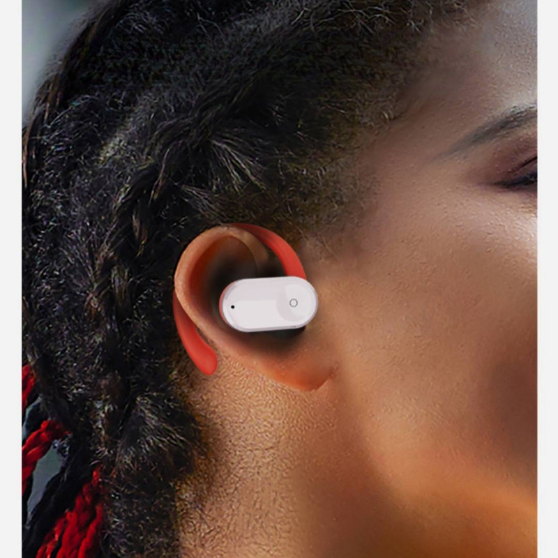 Mados tendencijų ausinės Q2 OWS belaidės į ausis įdedamos, vandeniui atsparios, nepralaidžios prakaitui, sportinės, visiškai atviros, į ausis įdedamos „Bluetooth“ ausinės, skirtos verslui, laisvalaikiui_voghion.com