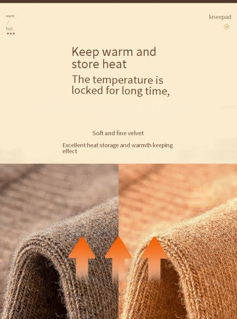 Hochwertige Kniewärmer aus Merinowolle für Damen und Herren – Thermo-Kniebandage zum Laufen, Radfahren, Wintersport und für den täglichen Komfort_voghion.com
