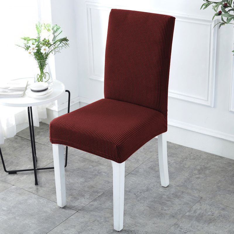 Premium Spandex Chair Covers – Stretchable & Non-Slip, Modern Minimalist Design, 16 Elegant Colors For Dining & Office Chairs_voghion.com