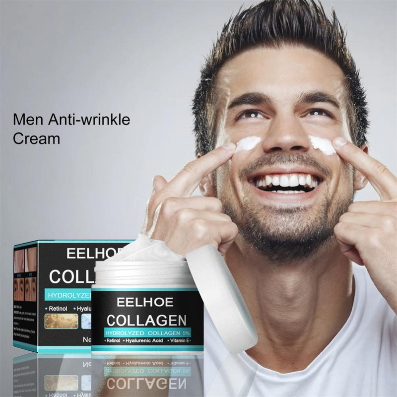 Mænd Ansigtscreme Anti Aging Fjern Rynker Opstrammende Lifting Whitening Creme Oplysende Fugtgivende ansigtshudplejecremer_voghion.com