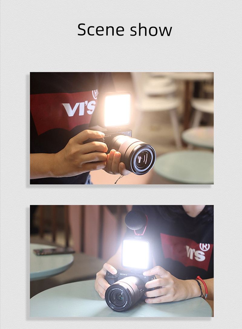 Mobile Phone Selfie Fill RGB Portable SLR Camera Photo Shooting Video Beauty Led Tofu Pocket Light_voghion.com