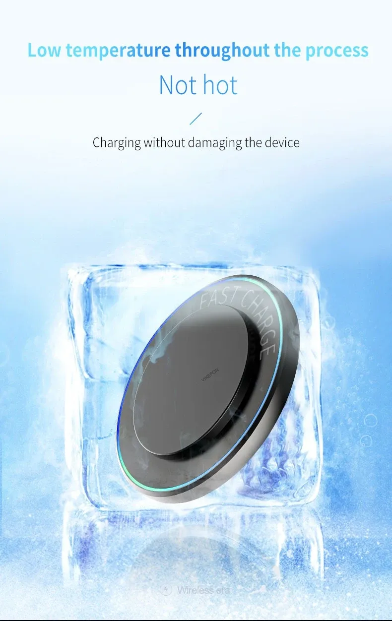 Mini LED Light 30W Wireless Pad Desk Stand Fast Charger Station For IPhone 16 15 14 13 12 Samsung S25 Xiaomi AirPods Pro_voghion.com