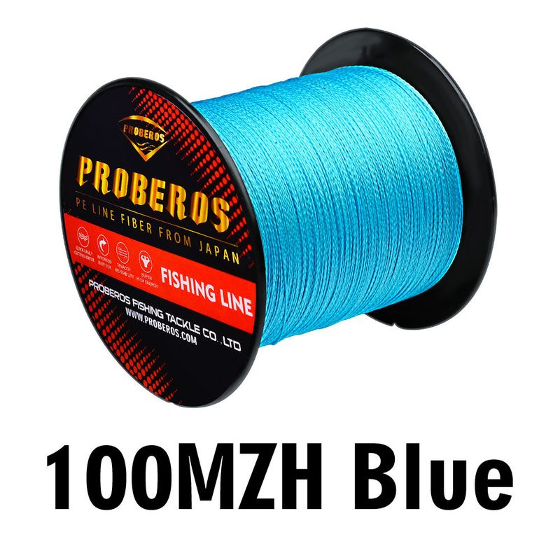 Dali Ma 4-strand 100m Multicolor PE 0.4#Rock Sea Fishing Braided Line Black Label 10.1m Colors_voghion.com