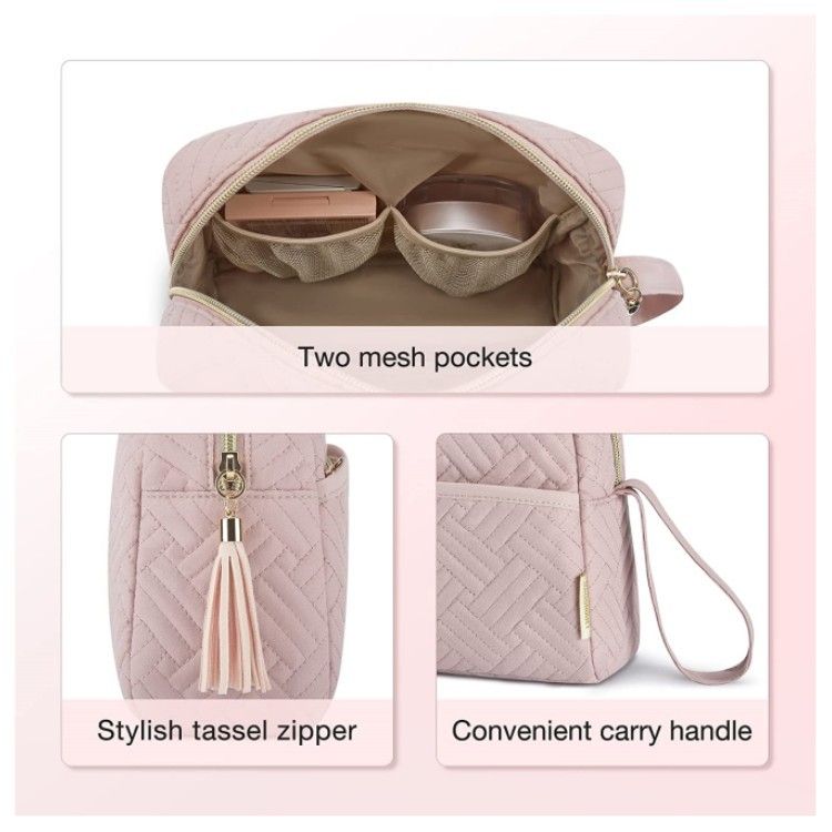 Neue praktische und tragbare Make-up-Tasche für Geschäftsreisen mit großem Fassungsvermögen, Aufbewahrungstasche für Toilettenartikel, hochwertige Toilettentasche für Damen_voghion.com