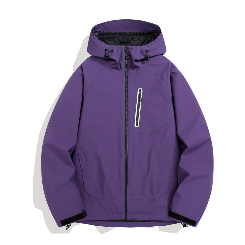 2024 Neue Paar Outdoor Wandern Winddicht Wasserabweisend 3-in-1 abnehmbare Fleecejacke_voghion.com
