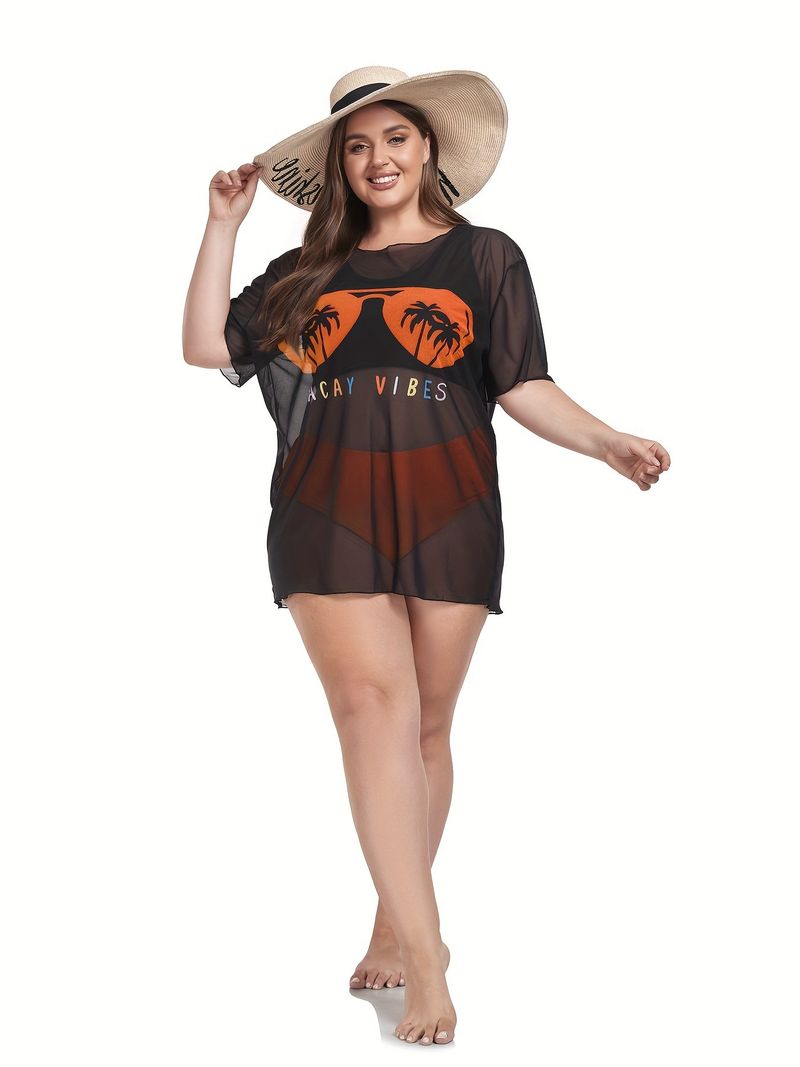 New Three-piece Swimsuit Women's Plus Size High-waisted Bikini Swimsuit Smock Set_voghion.com