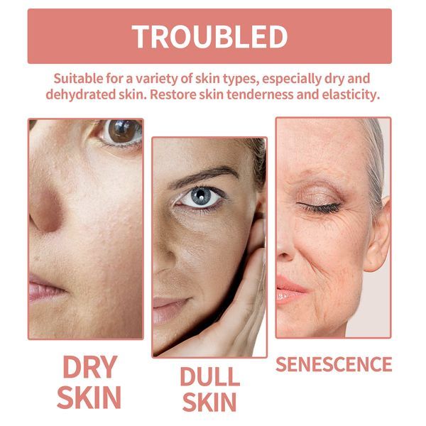 EELHOE Squalane Vc Rose Moisturizing Cream, Anti Dull Moisturizing Firming Brightening Face Cream_voghion.com