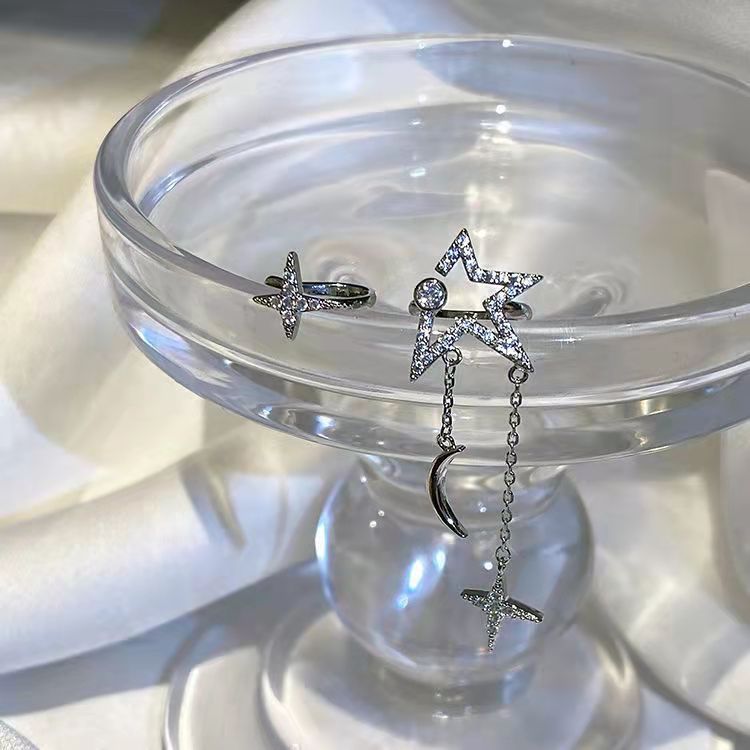 Women's Earrings clip for women without pierced ears, high-end niche, simple and cool style, internet celebrity hot style earrings_voghion.com