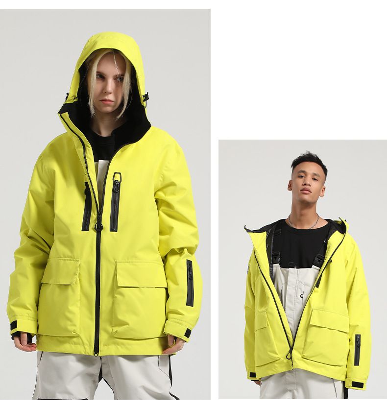 Nya snökläder dam snowboard lös vattentät vindtät ventilation förtjockad dubbel snödräkt män utomhus par kappa_voghion.com