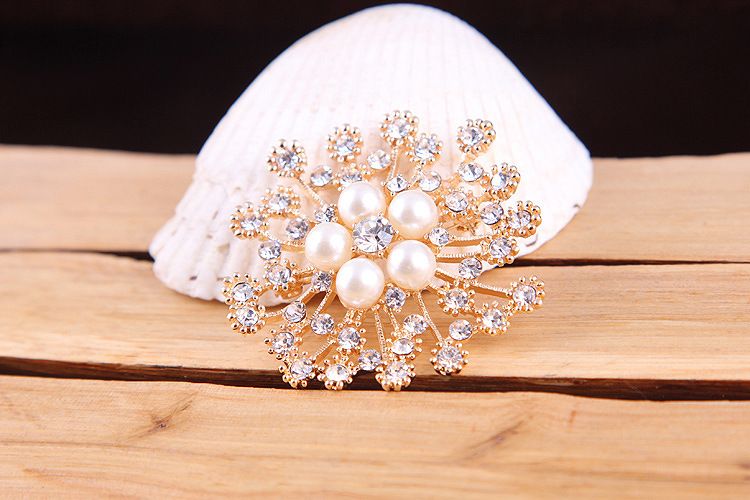 Koreanischen stil mode alle spiel handgemachte kristall farbige diamanten voller diamant blume große perle brosche weibliche pin_voghion.com