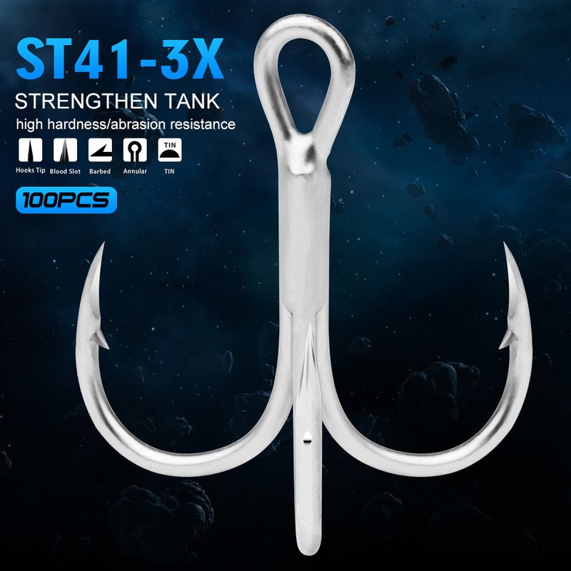 Songrui Gear ORIGIN Fish 20 peças/caixa isca tripla jig hooks ST41 pesca marítima especial_voghion.com