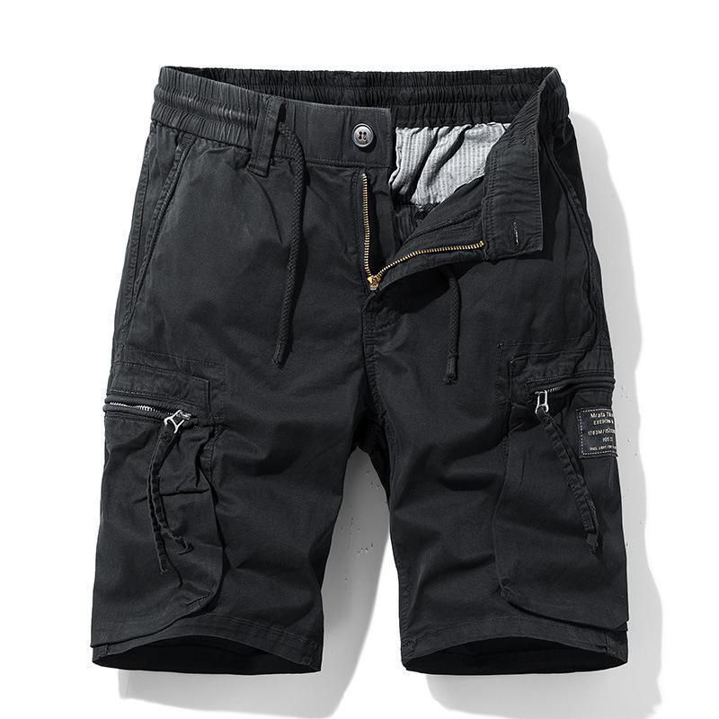 Premium Products Workwear Shorts For Men, Loose Fit Plus Large Size With Multiple Pockets, Military Uniform, Vintage Fashion, Mid Length_voghion.com