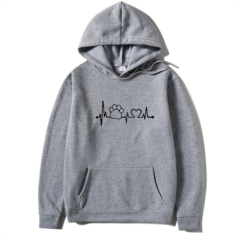 Women's long sleeved sweater women's hooded cashmere thin top autumn and winter printed coat women_voghion.com