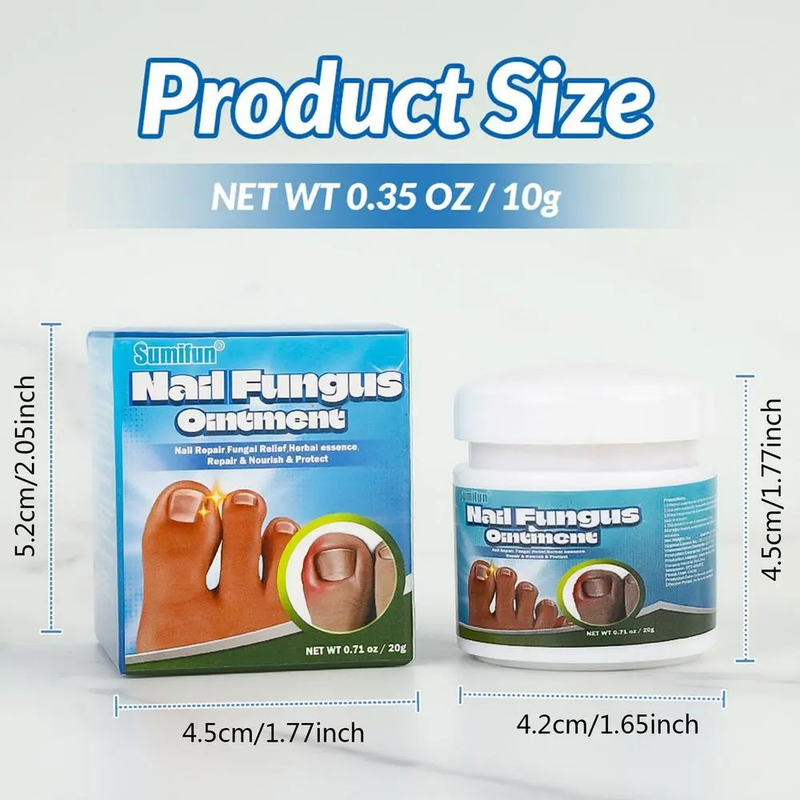 Nagelreparaturserum Salbe Onychomykose Paronychie Nagel Kräuter Zehennagel Fußreparatur Essenz Pflege Reparatur Trockenriss Fußpflege 20g_voghion.com