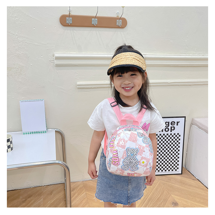 Kindergarten backpack, children's baby backpack, boys and girls aged 1-2-3-5, cartoon cute backpack for children_voghion.com