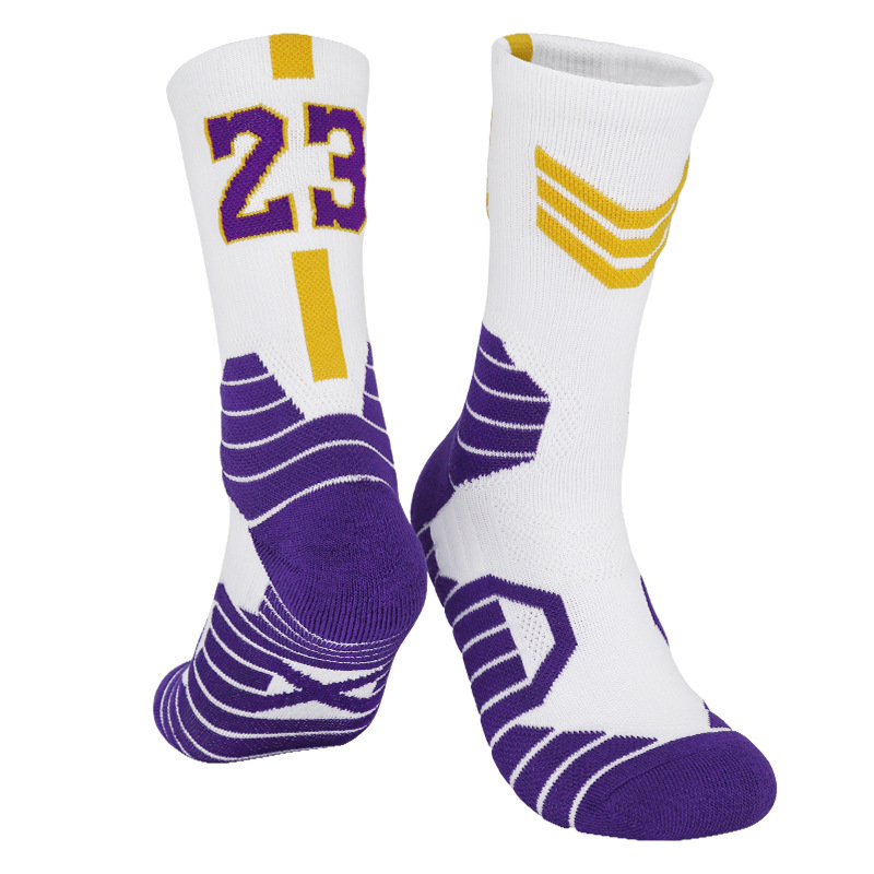 Professionelle Basketballsocken für Herren, Trainingsstrümpfe, praktische Sportsocken für Herren, verdickte, schweißabsorbierende Socken mit Handtuchboden, Großhandel_voghion.com