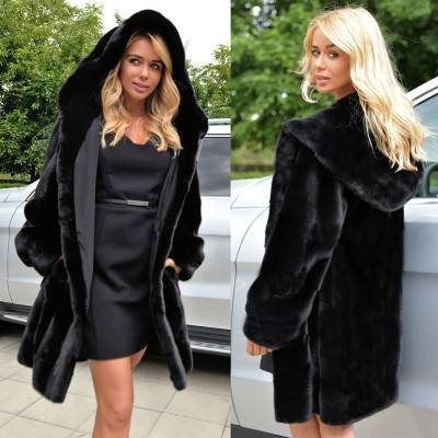 Abbigliamento Donna Nuovo 2023 cappotto autunno e inverno pelliccia cappotto di cotone donna lunghezza media cappotto di pelliccia di visone sottile donna_voghion.com