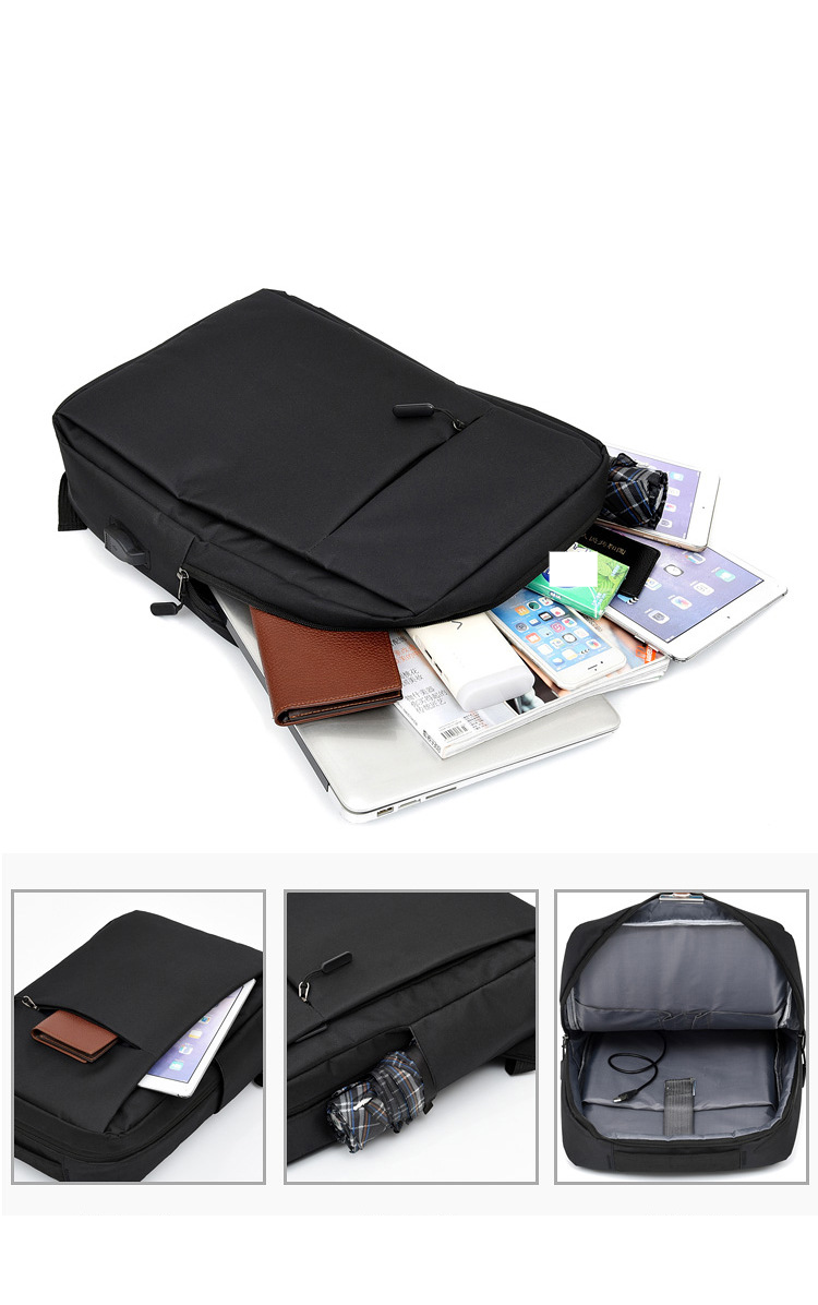 Studenten Schooltas Casual Opladen Usb Zakelijk Reizen Grote Capaciteit Schooltas Rugzak_voghion.com