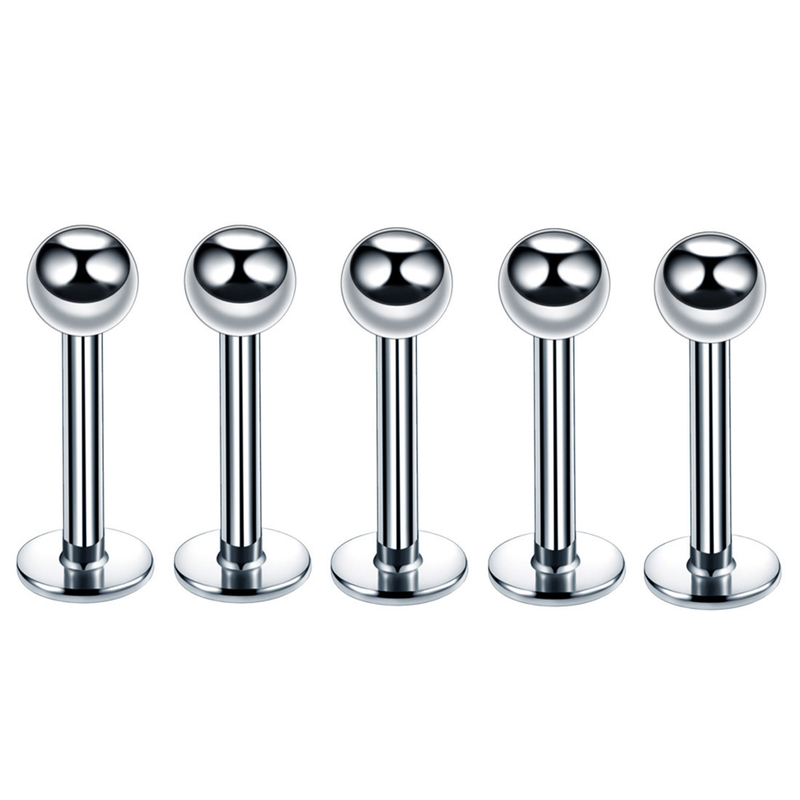 Orecchini con filettatura interna in acciaio G23 per unghie, gioielli per piercing_voghion.com