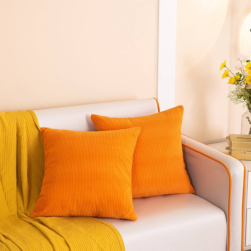 Household Accessories Stitching Wide Edge Sofa Pillow Cushion With Core_voghion.com