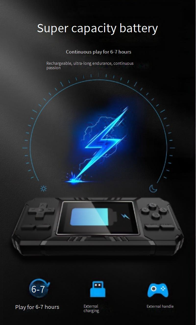 Video Game Consoles New S8 Handheld Game Console Retro Nostalgic Mini 520 Game Children's Single And Double TV Game Console_voghion.com