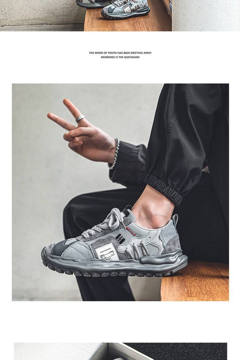 Men's Shoes 2025-1 New Style Mesh Breathable Dad Shoes Are Fashionable, Comfortable And Casual_voghion.com