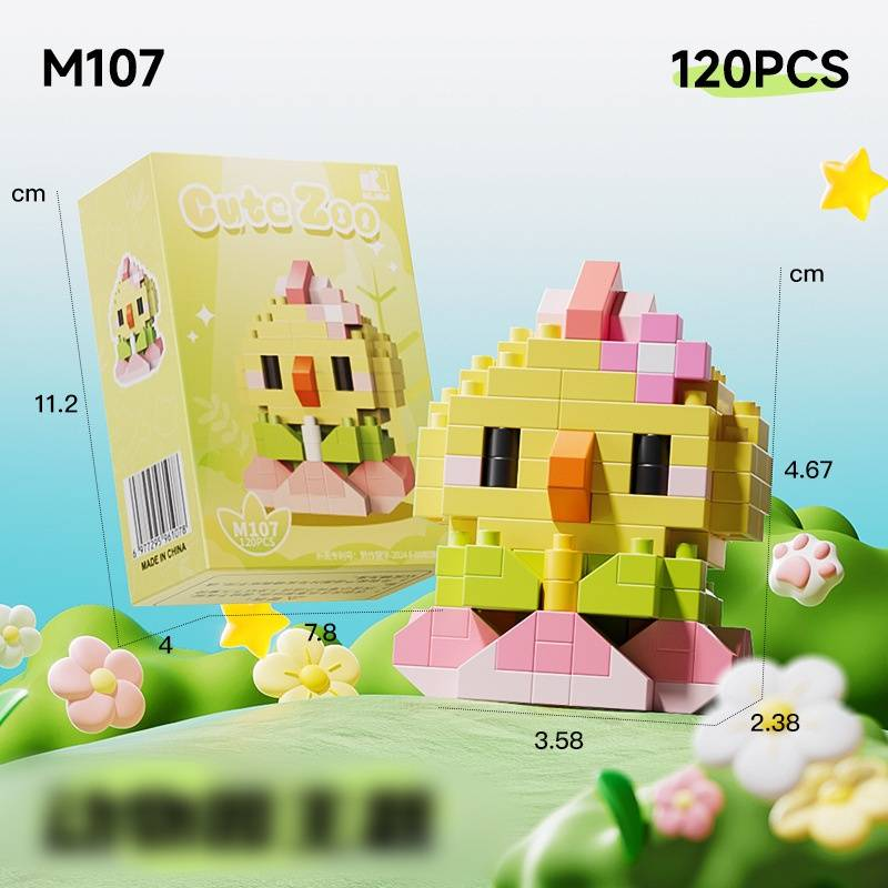 A Variety Of Animal Patterns Lego Animal Park Cartoon Cat And Dog Doll Building Mini Assembly Blocks Blind Box Matching Children's Toys Christmas Gift_voghion.com