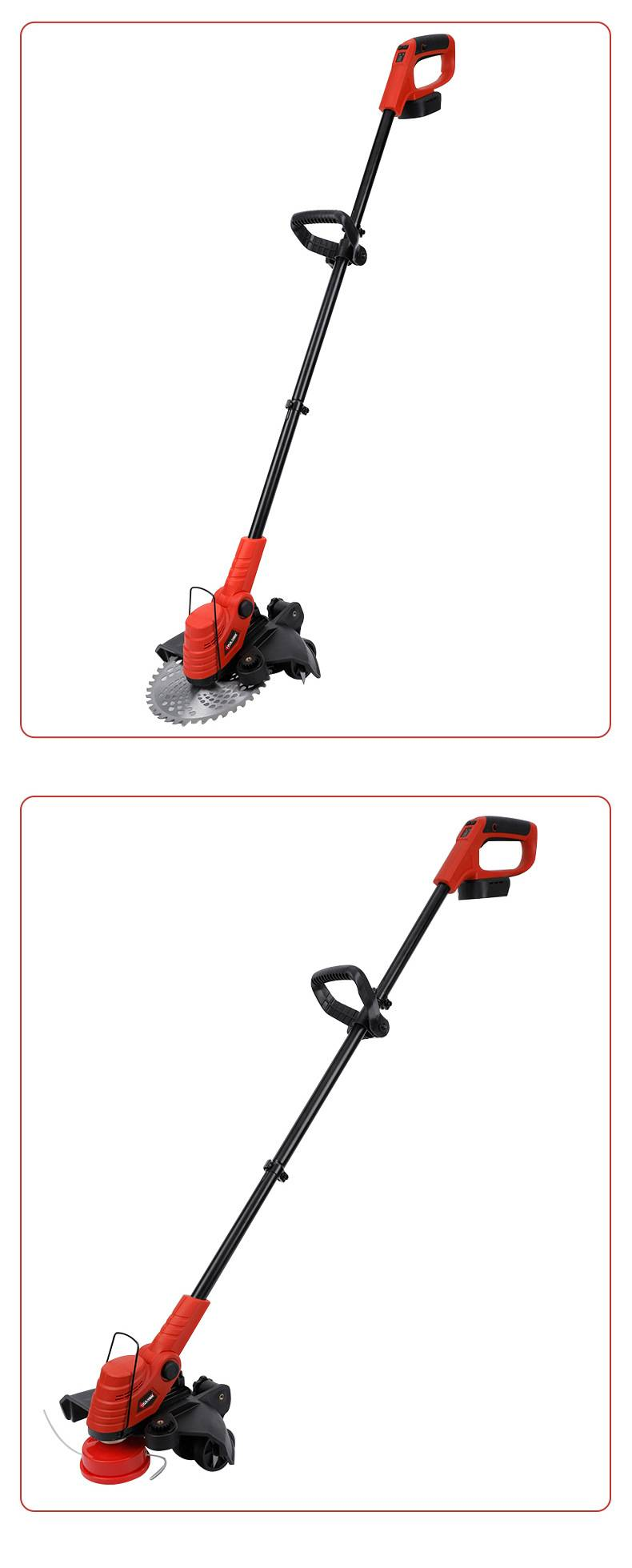 Brushless Cordless Grass Trimmer With Lithium Battery - Lightweight & Powerful Handheld Lawn Mower For Home & Garden, DUX007_voghion.com