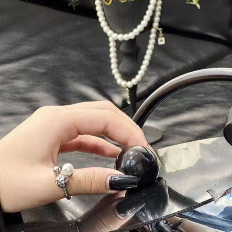 Elegant Ceramic Fruit Bowl With Leather Handle & Rotating Base – Vintage Floral Snack Serving Tray For Coffee Table, Kitchen, And Home Decor_voghion.com