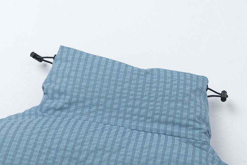 Piumino unisex minimalista - Cappotto imbottito in poliestere con collo alto (vestibilità oversize, antirughe, essenziale per lo streetwear, dalla M alla XXL)_voghion.com