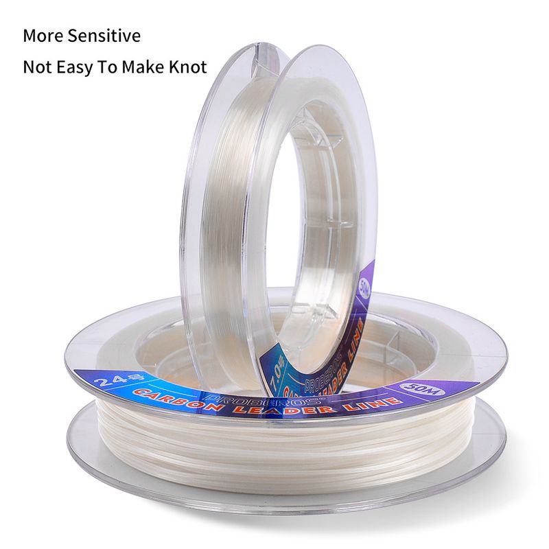 Fishing Lines Carbon Wire, Fishing Line, Wear-resistant Road, Carbon Fiber Wire, Fishing Line, Sub-line, All-carbon Fishing Line_voghion.com