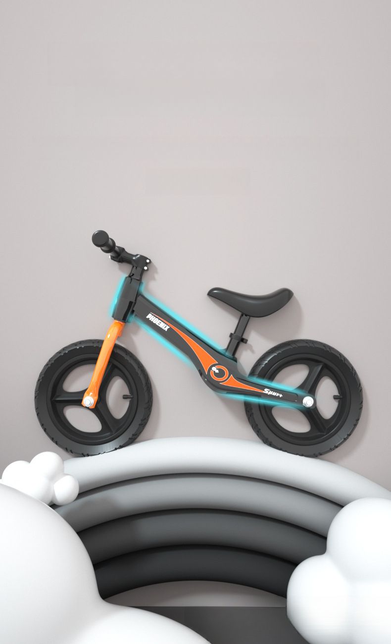 Phoenix Kinderlaufroller für 2-6 Jahre alte Babys, Tretroller, Laufrad aus Magnesiumlegierung_voghion.com