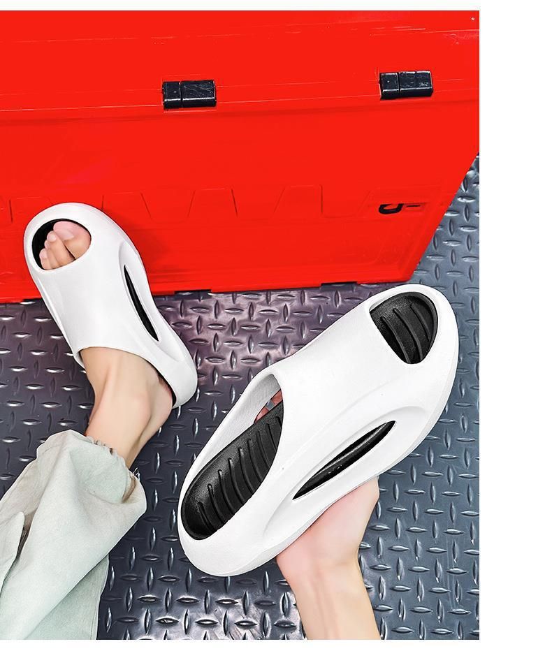 Men's Cloud Cushion Slides 4.0 - Dual Color Soft Sole Anti-Slip & Odor-Resistant EVA Summer Sandals For Outdoor Beach & Casual Wear_voghion.com