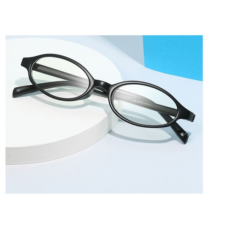 Women's Blue Light Blocking Oval Small Frame Glasses_voghion.com