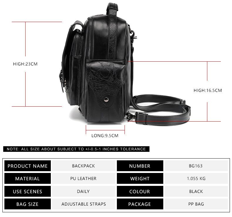Zaino da donna in stile gotico di grande capacità - Borsa per laptop in pelle PU con teschio ricamato, borsa a tracolla versatile e borsa a mano per l'uso quotidiano_voghion.com