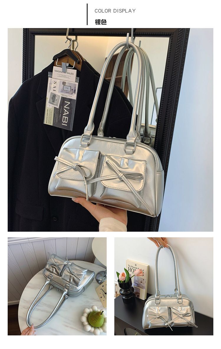 2025 Neue Tote High-End Pendler Unterarm PU Koreanischen Stil Baseball Vielseitige Schulter Tasche frauen Handtasche_voghion.com