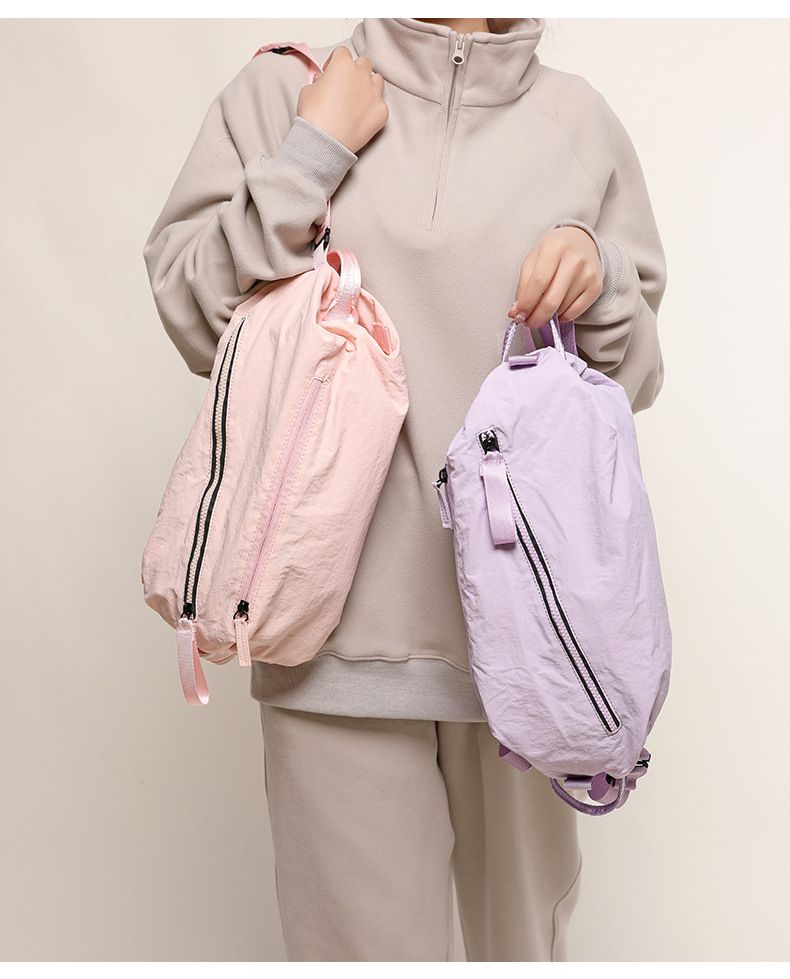 2025 Spring New Cross Border Nylon Crossbody Women's Large Capacity Chest Sports Multi Functional Cycling Bag_voghion.com