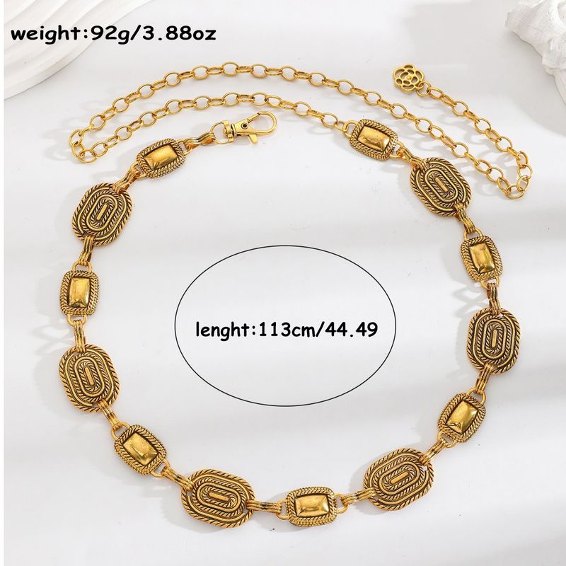 Set di gioielli da donna, alla moda, retrò, in metallo, con catena per la vita, con gonna, stile etnico di alta qualità, cintura estiva da donna, accessori per la vita, catena in lega_voghion.com