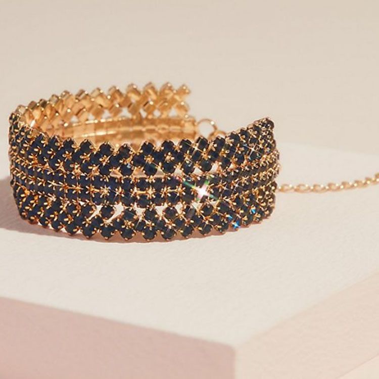 Hot Sale Colorful Round Crystal Bracelet Women's Geometric Bracelet High Quality Bracelet_voghion.com