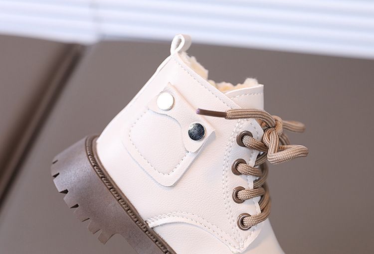 Bottines Martin pour garçons et bébés 2024 pour enfants, grandes bottes courtes chaudes en coton pour filles_voghion.com