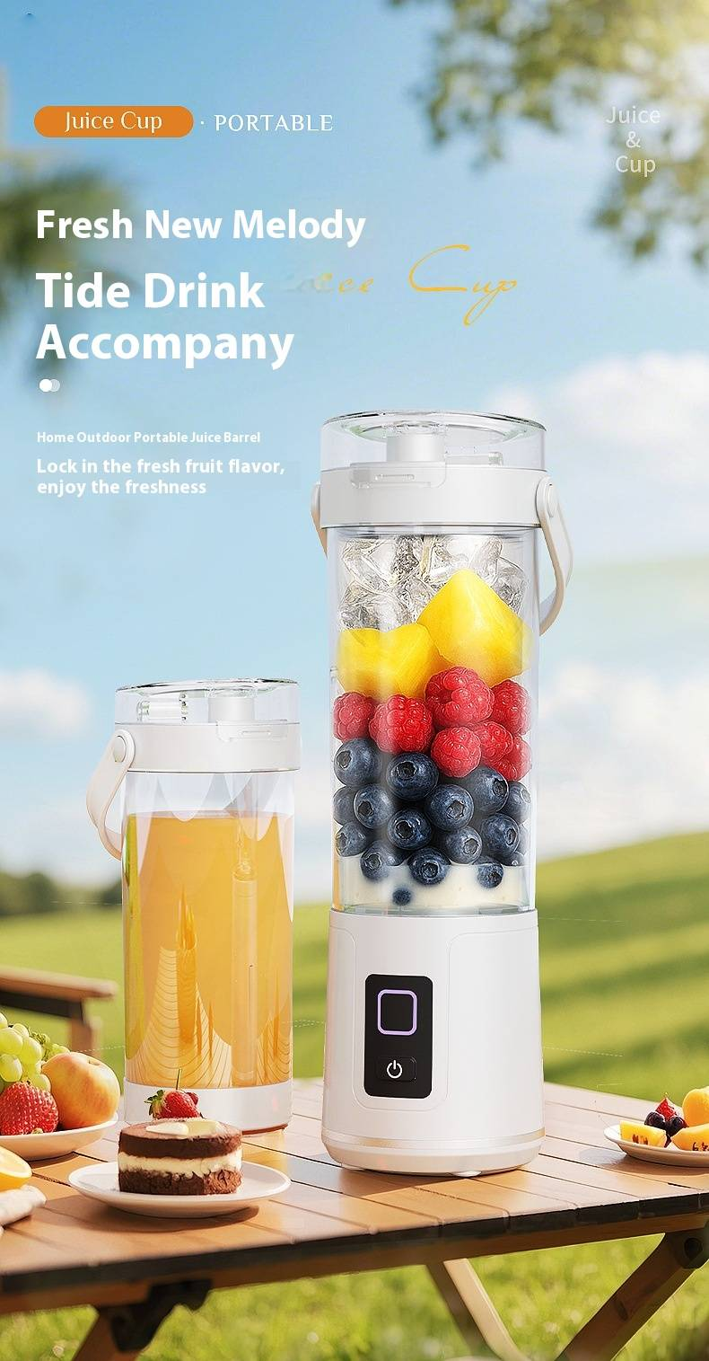 Portable Electric Juicer - Mini Wireless Blender For Home Use, Multifunctional Smoothie Maker With USB Charging_voghion.com