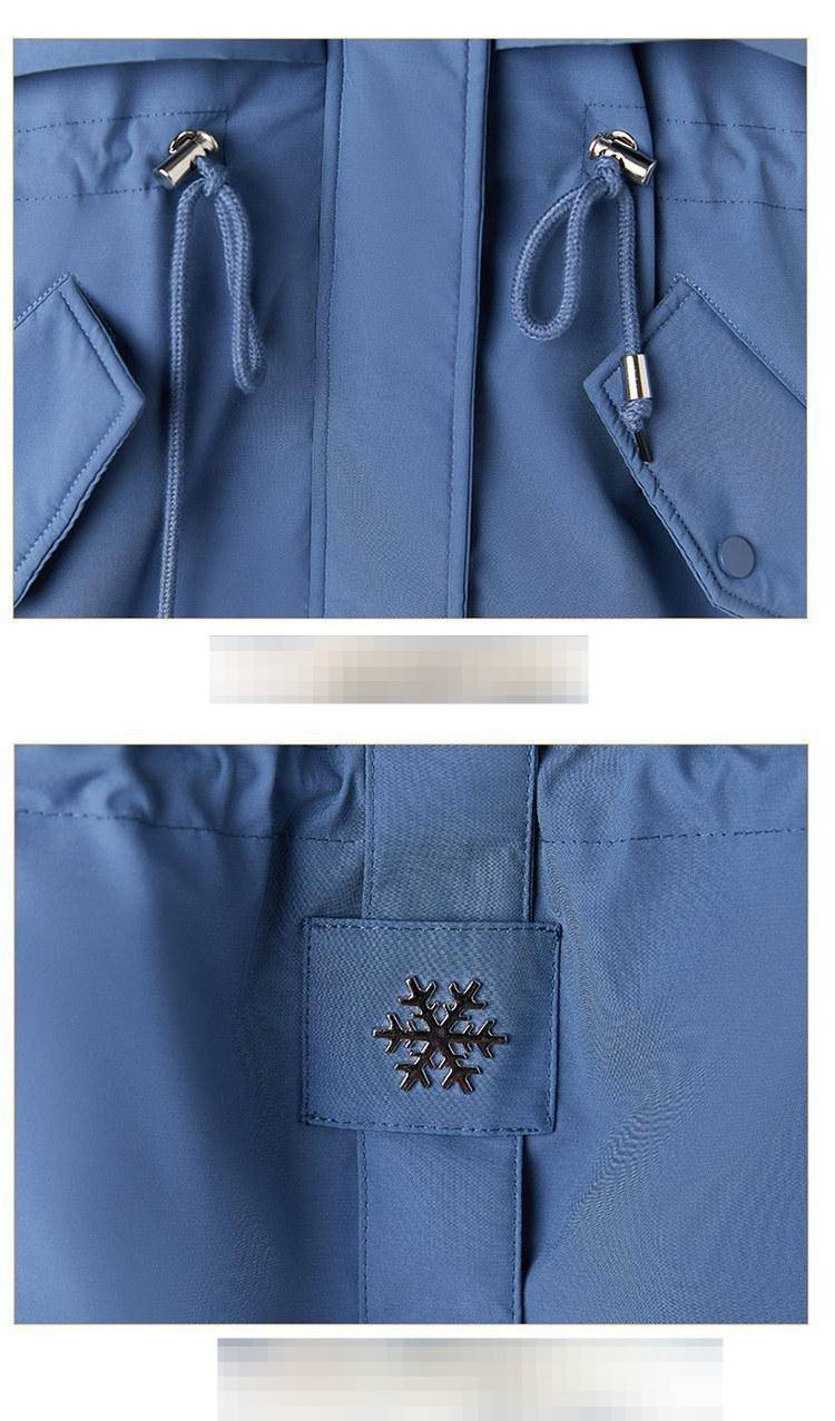 Women's Winter Hooded Parka Coat With Fox Fur Trim - Long Quilted Puffer Jacket For Petite To Plus Size, Warm Fleece Lined, Zipper Closure_voghion.com