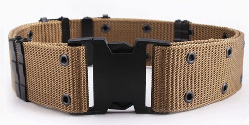 Outdoor Gear Safety Tactical High Quality Climbing Woven Canvas Belt_voghion.com
