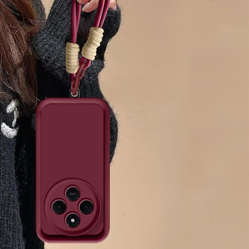For Oppo Reno12 F 4G Case Oppo Reno12 F 5G Phone Case Reno 12F Reno 12 F 12F Hand Strap Cover Skin Feel Protection Shockproof_voghion.com